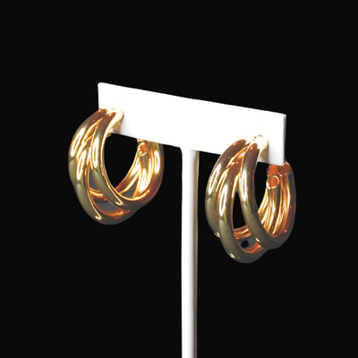 AROS CON TRIPLE CHARM – ORO