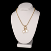 GOLD CLOVER LEAF NECKLACE