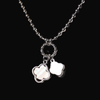 SILVER CLOVER LEAF NECKLACE