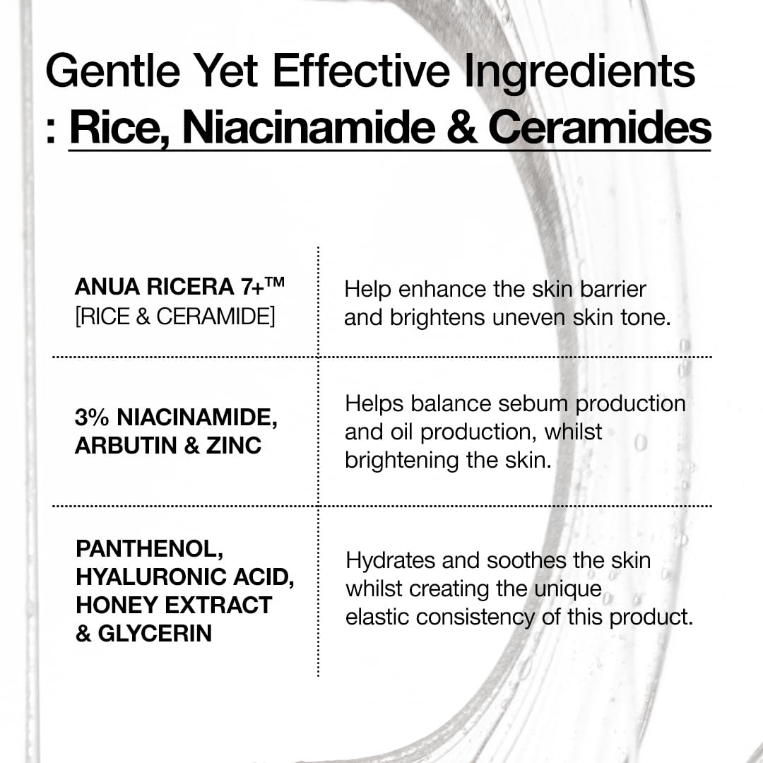 SÉRUM BARRIÈRE HYDRATANT AU CÉRAMIDE DE RIZ ANUA 7 