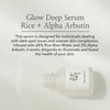 BELLEZA DE JOSEON - SUERO GLOW DEEP ARROZ + ALFA-ARBUTINA 