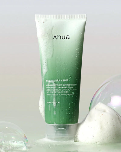 ANUA- HEARTLEAF QUERCETINOL PORE DEEP CLEANSING FOAM