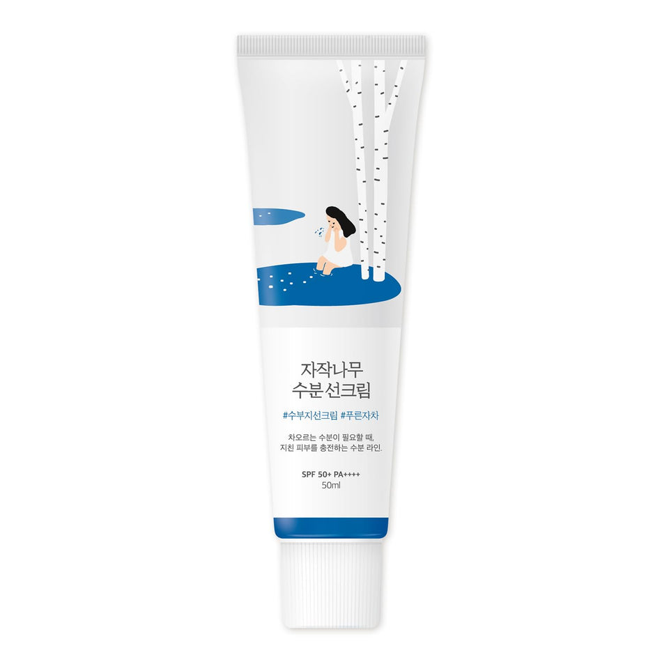 ROUND LAB - CRÈME SOLAIRE HYDRATANTE AU JUS DE BOULEAU SPF 50+PA++++