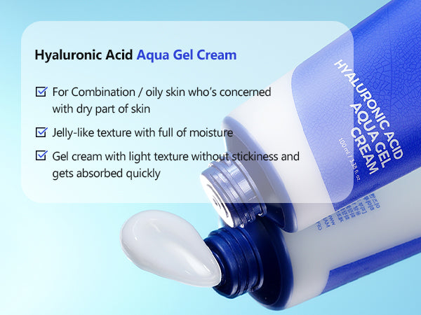 ISNTREE - CRÈME AQUA GEL ACIDE HYALURONIQUE 100ML 